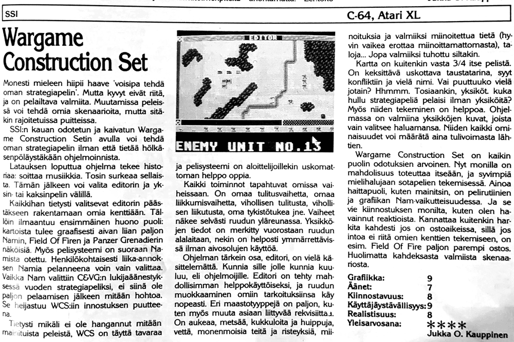 Wargame Construction Set